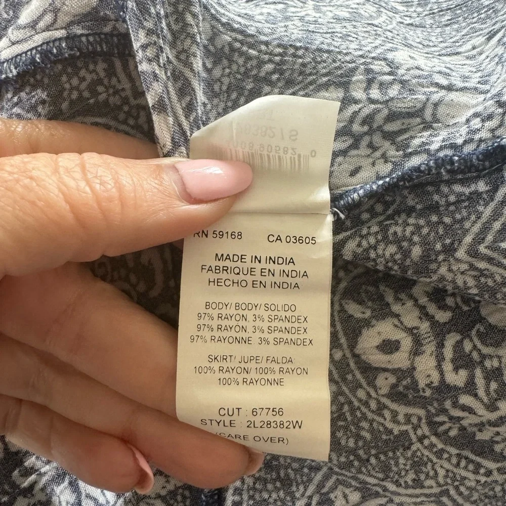 Karen Kane Santorini Topanga Tiered Sleeveless Floral Maxi Dress sz S - Picture 5 of 5